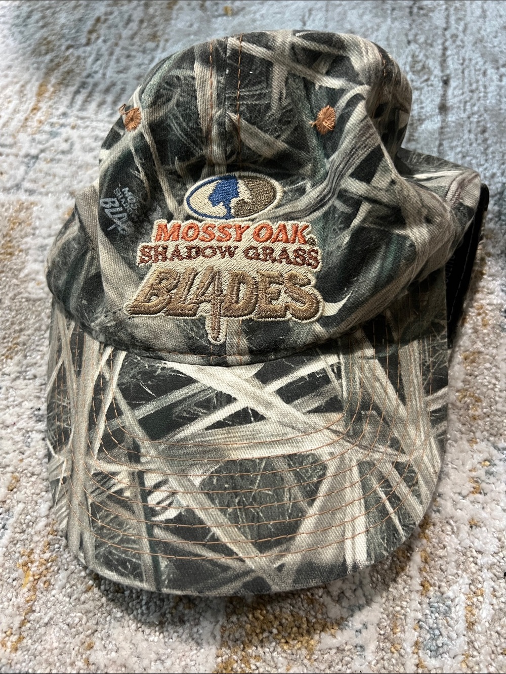 Mossy Oak Shadow Grass Blades Camo Hat Mallard Duck Hunter Strap Back z23